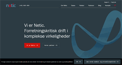 Desktop Screenshot of netic.dk